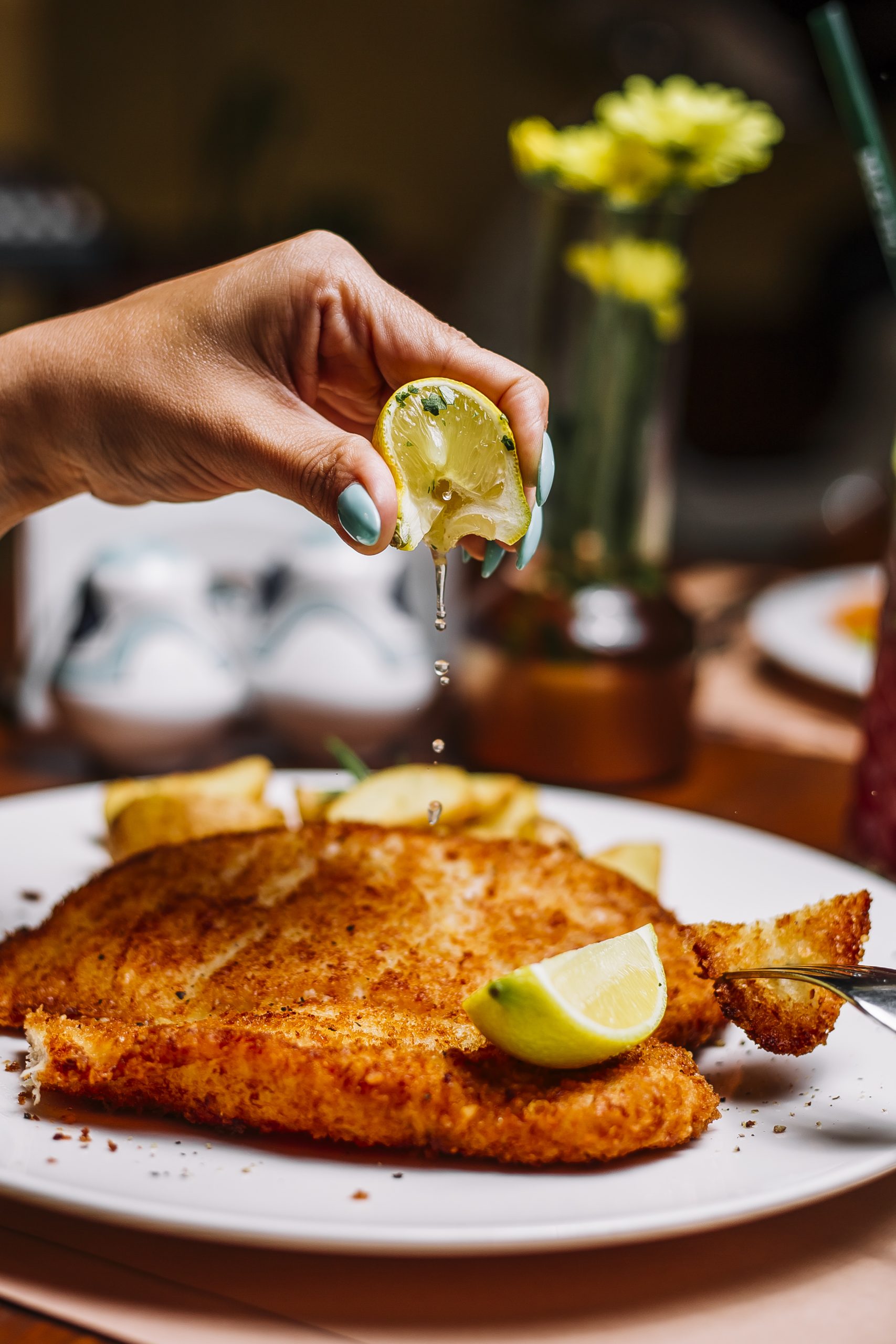 Filete de pescado empanizado